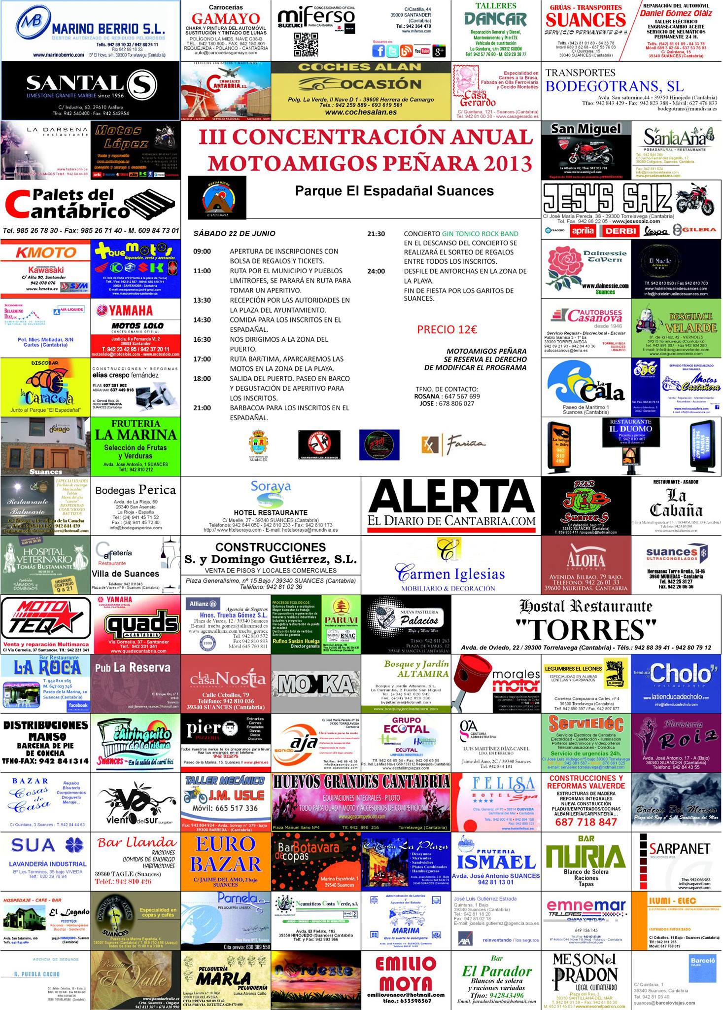 III Concentracion Motoamigos Peñara Suances