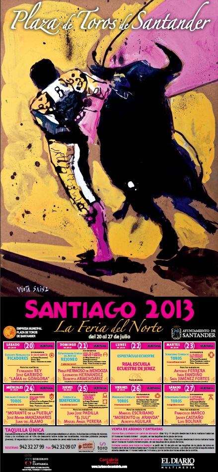 cartel-toros-santiago-2013-santander