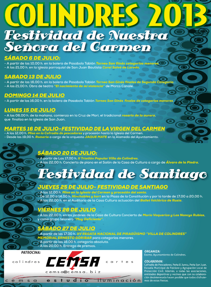 Fiestas del Carmen y Santiago en Colindres 2013