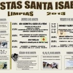 Fiestas de Santa Isabel 2013 en Limpias los días 8 y 9 de Agosto