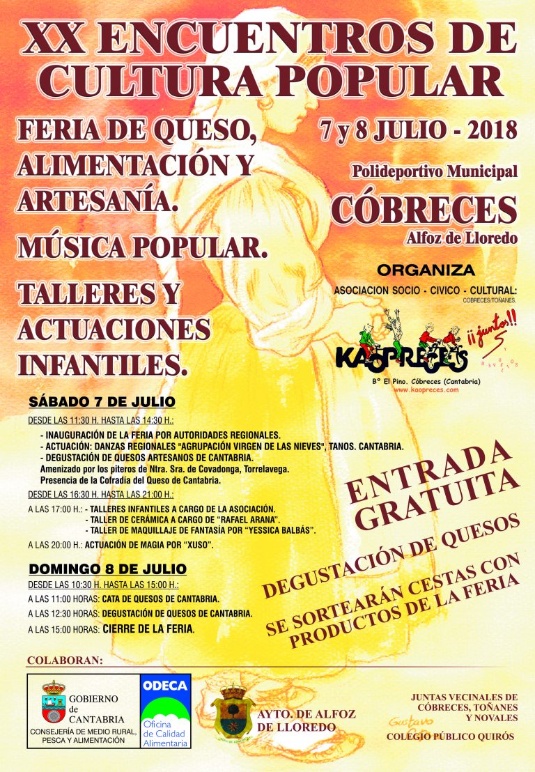 XX Encuentros de Cultura Popular en Cóbreces