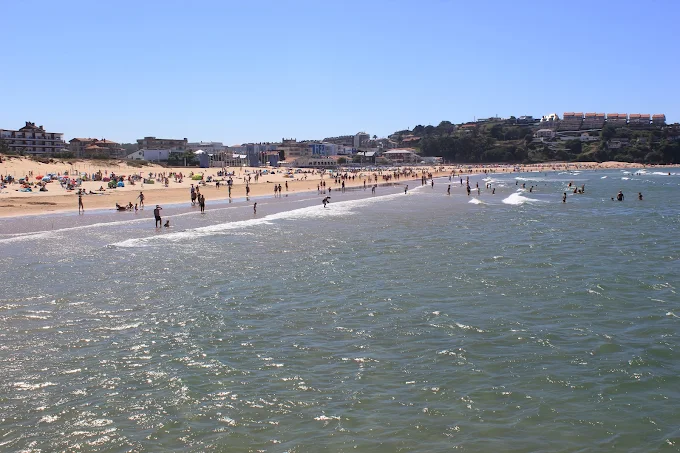 La Concha de Suances y la Punta del Dichoso al fondo