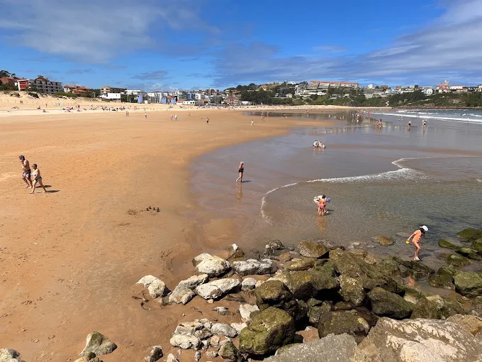 Puerto y ría de San Martín de la Arena desde La Concha de Suances