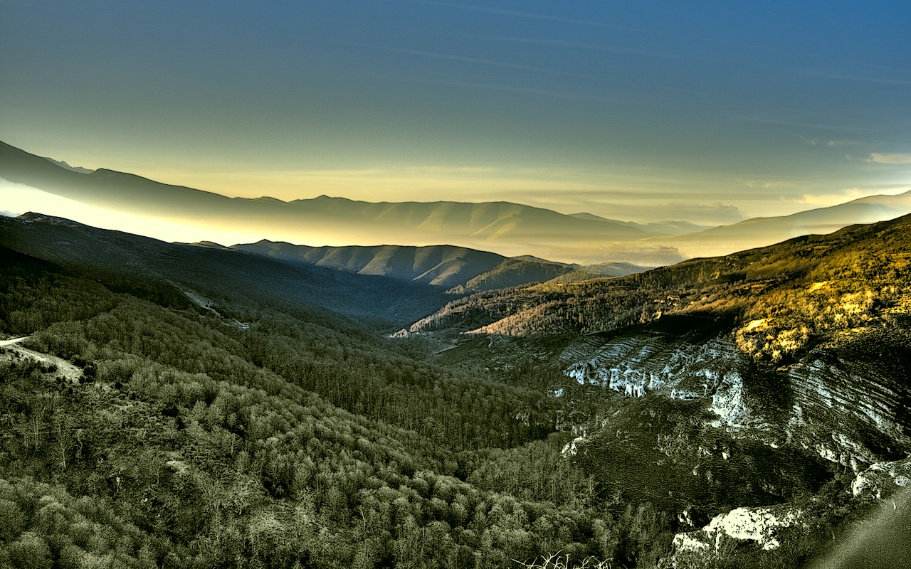 Panorámica del valle de Cabuérniga