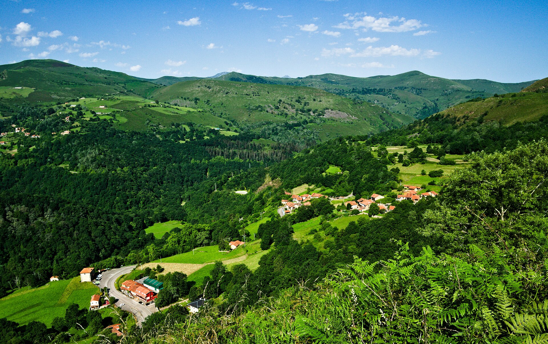 Vista de Correpoco desde el noreste