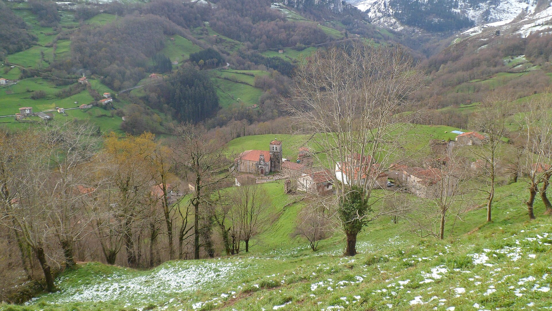 La Cárcoba, capital del municipio de Miera