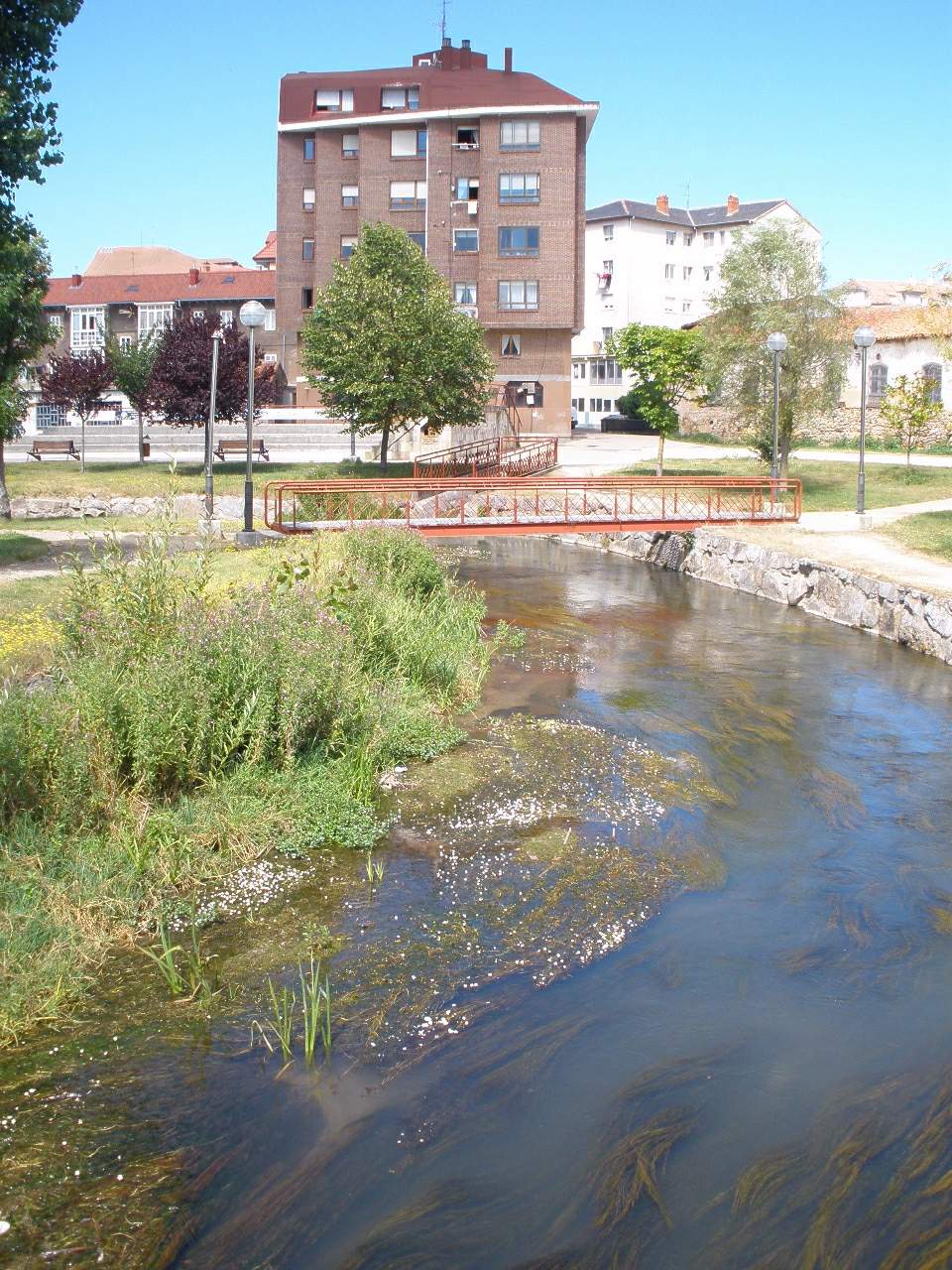 Río Ebro a su paso por Reinosa