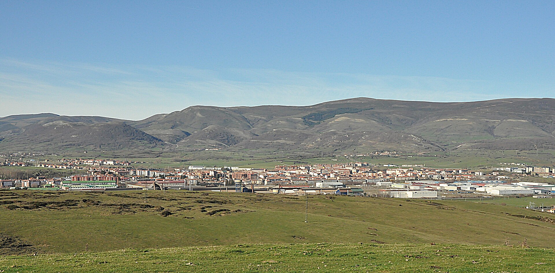 Vista panorámica de Reinosa