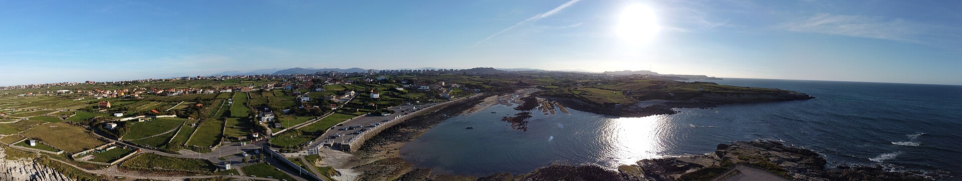 Panorámica de la costa de Monte y La Maruca