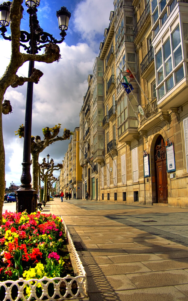 Edificios del Paseo de Pereda en Santander
