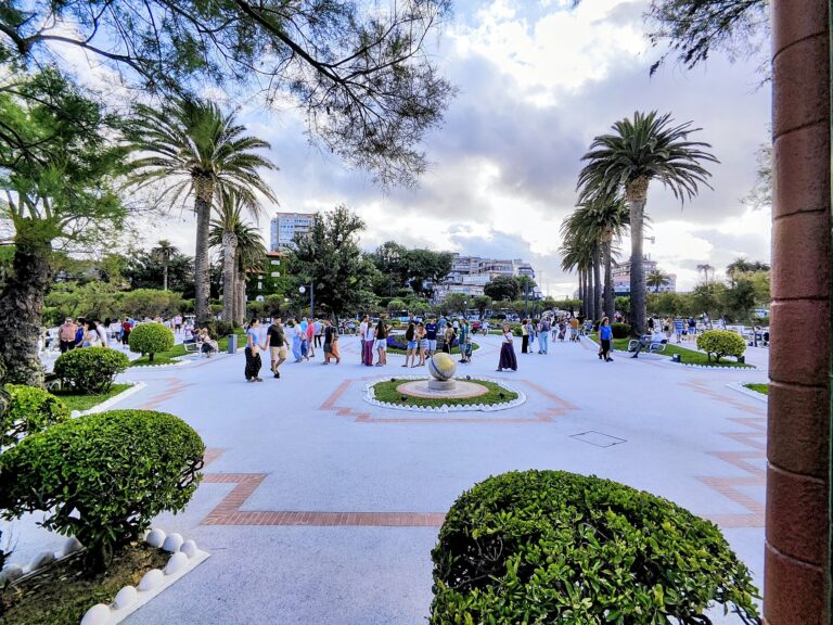 Jardines de Piquío entre las playas del Sardinero