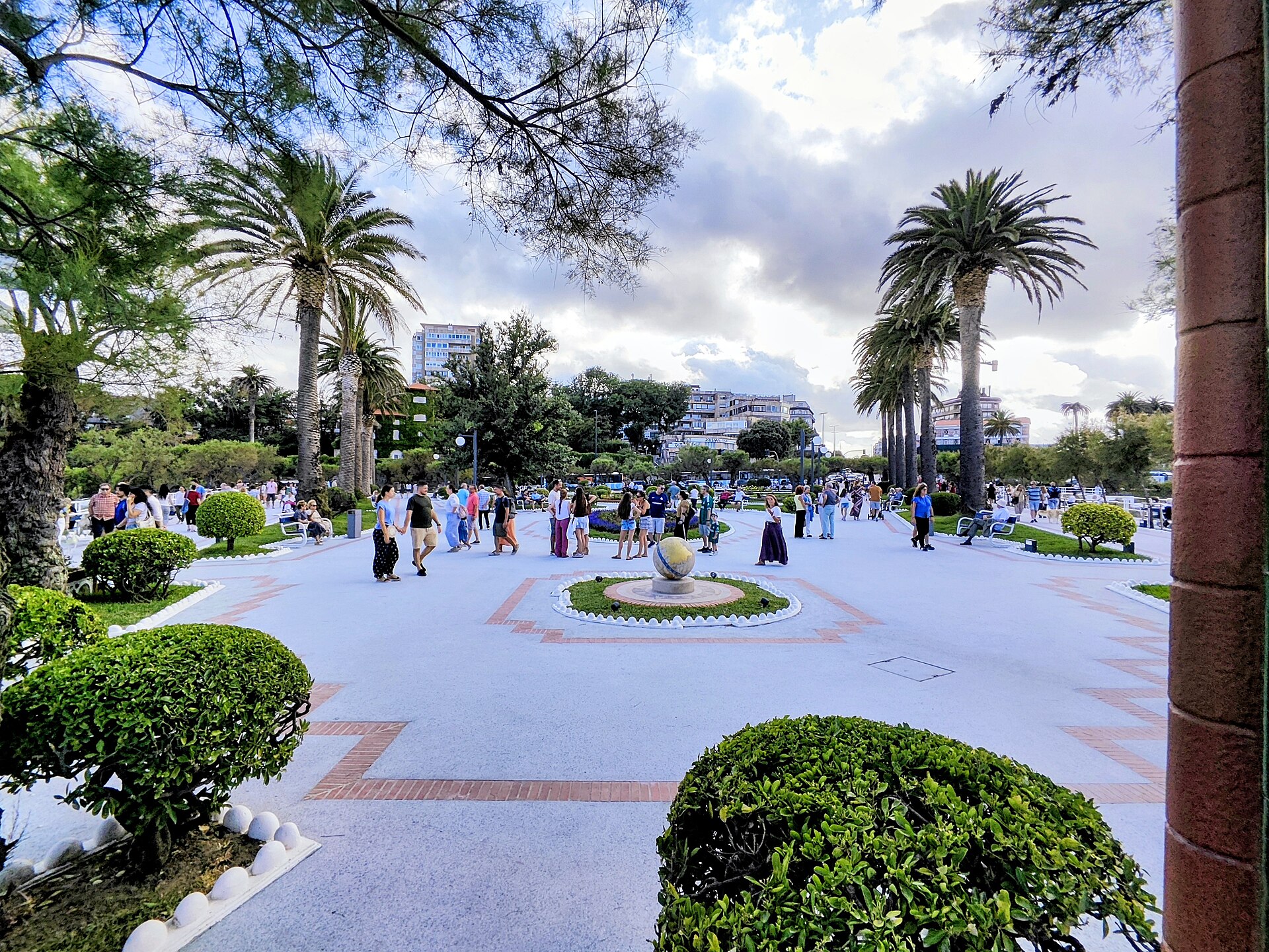 Jardines de Piquío entre las playas del Sardinero