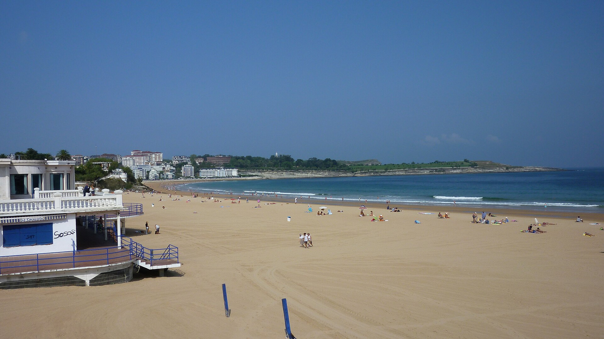 Playa del Sardinero en Santander