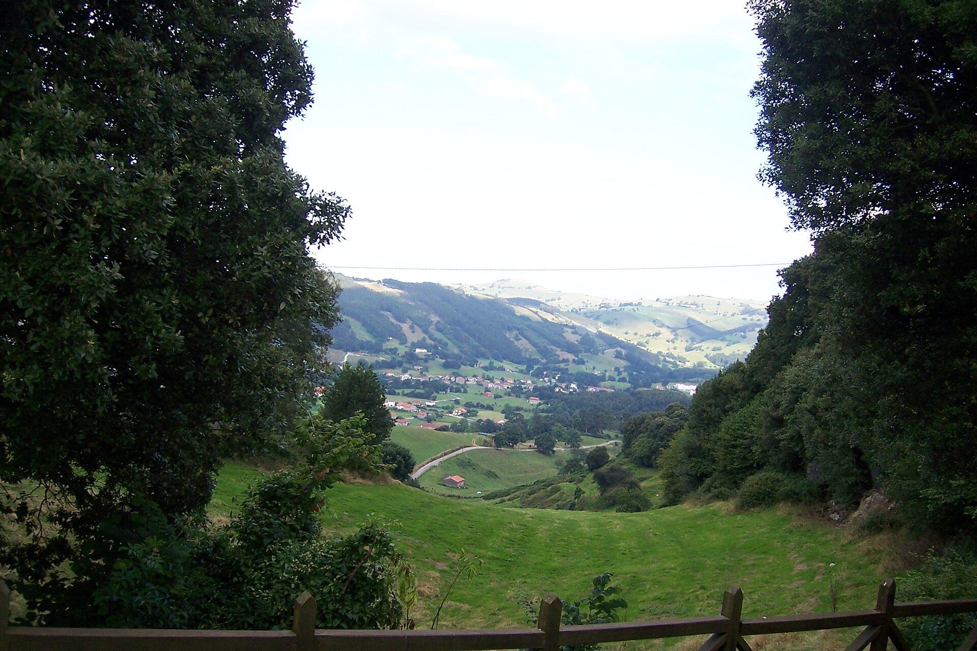 Paisaje de Garzón, localidad del municipio de Solórzano