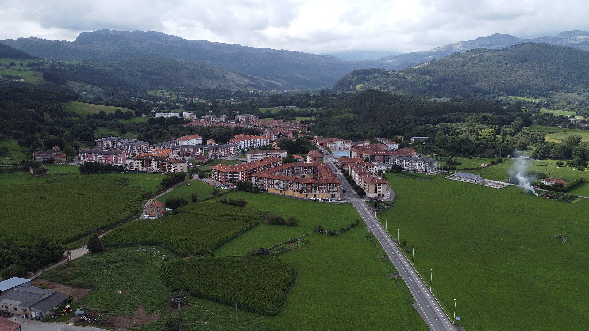 Vista de Bádames, capital de Voto